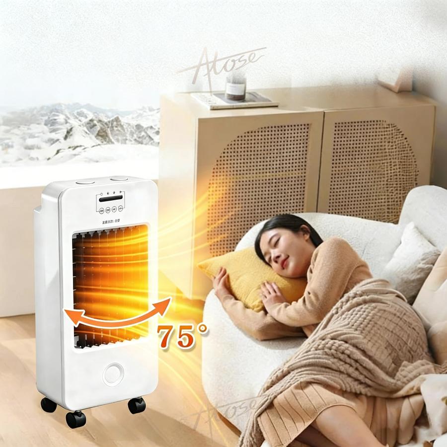 セラミックヒーター 省エネ 羽なし 足元ヒーター 小型 脱衣場用