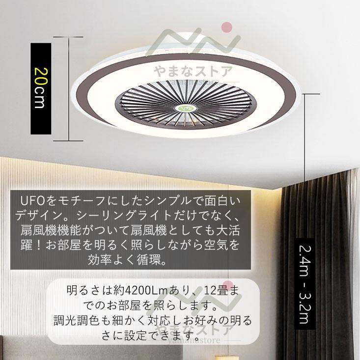 新品　シーリングファンライト led 63W ファン付き照明 4,000lm 慧光 シーリングファンライト E26 シーリングファン led