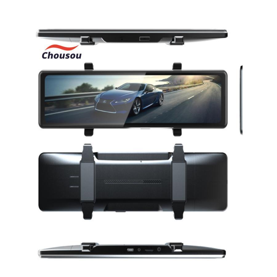 ドライブレコーダー ミラー型 12インチ 前後4カメラ 分離型 OBD