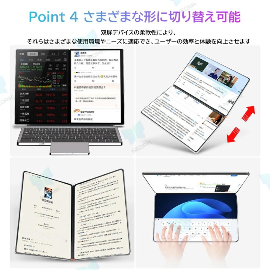 インテル（intel） デュアルタッチスクリーン ノートパソコン 2in1