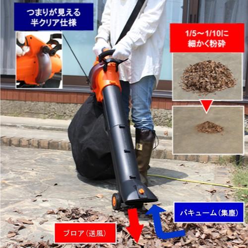 ブロワー & バキューム YARD FORCE 落ち葉 掃除機 集塵機|king|03