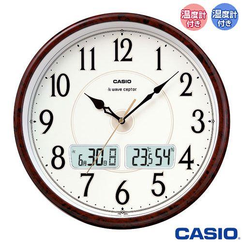 OCEANUS カシオ ウェーブセプター 壁掛け 電波時計 温度 / 湿度計付き