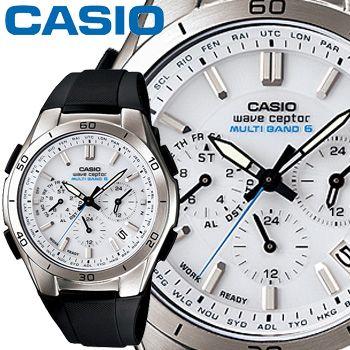Casio カシオ ウェーブセプター M410 クロノグラフ メンズ ホワイト 樹脂バンド マルチバンド６ ソーラー 電波時計 S006 02 00 サン ホームショッピング 通販 Yahoo ショッピング