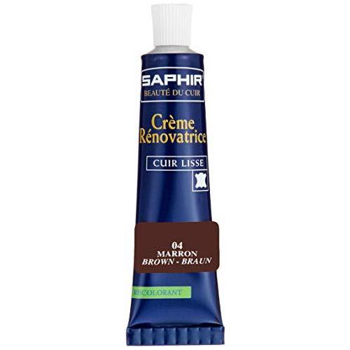 サフィール レノベイティングカラー補修クリーム 25ml 靴 ディスカウント バッグ 傷 04 レザー 色あせ ブラウン