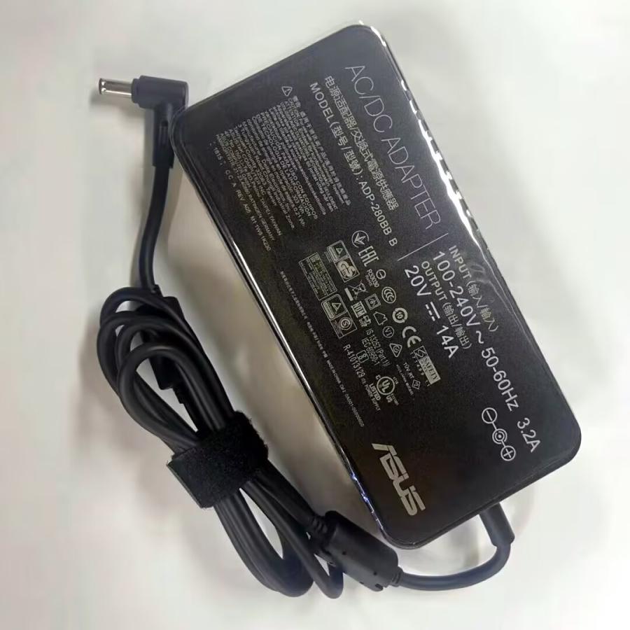 ASUS 純正新品 ROG G703GS-WS7 G703GX-EV017FR 用 280W ACアダプター 20V 14A ADP-280BB B コネクタ:丸型 外径約6.0mmФ 内径3.7mmФ 電源コード付 : 羽翼の世界 - 通販 - Yahoo!ショッピング ASUS 純正新品 ROG G703GS-WS7 G703GX-EV017FR 用 280W ACアダプター 20V 14A ADP-280BB B コネクタ:丸型 外径約6.0mmФ 内径3.7mmФ 電源コード付 : 羽翼の世界 - 通販 - Yahoo!ショッピング