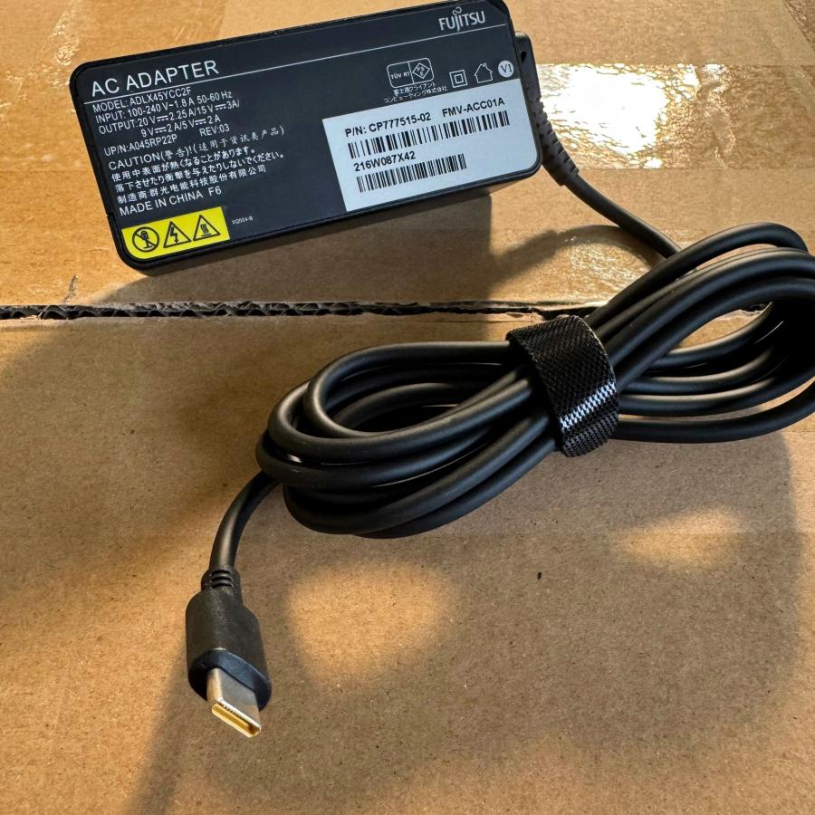 NEC 純正新品 Fujitsu 富士通 LIFEBOOK用 FMV-ACC01A 45W USB-C NEC 純正新品 Fujitsu 富士通 LIFEBOOK用 FMV-ACC01A 45W USB-C