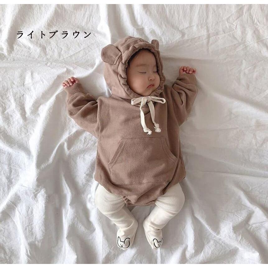 送料無料 ベビー服 子供服 パーカー スウェット ロンパース 赤ちゃん