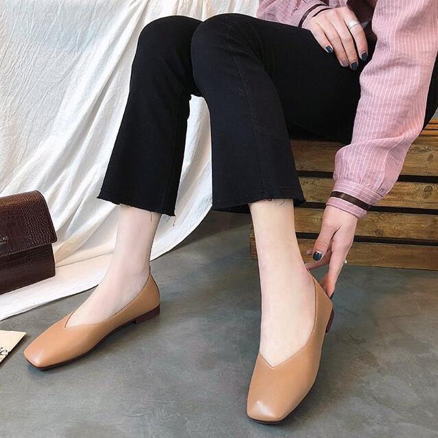 送料無料！美脚パンプス バレエシューズ オペラパンプス ローヒール