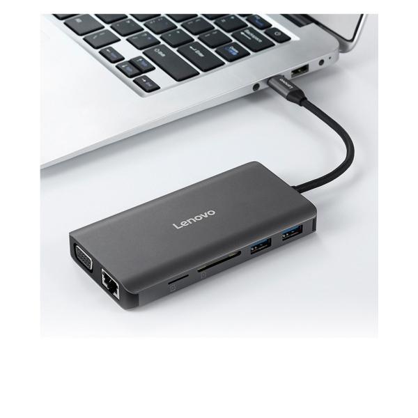 Lenovo ノートPC用端子拡張アダプタ LX0801 Type-C接続 Lenovo ノートPC用端子拡張アダプタ LX0801 Type-C接続