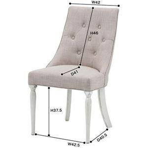 ダイニングチェア パーソナルチェア 幅51cm 2脚セット 木製 クラッシーチェア クラッシー リビング 在宅ワーク 店舗_3