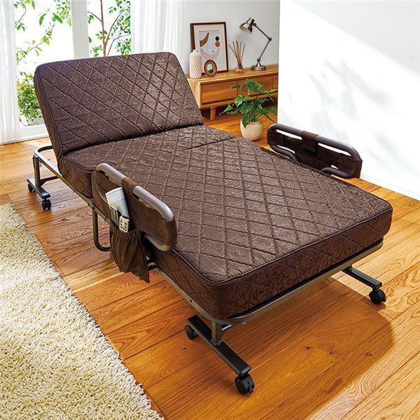 歌手 俳優の西郷輝彦さん 折りたたみベッド 簡易ベッド 電動ボンネルコイルタイプ ブラウン 幅101cm スチール ウレタン キャスター 手すり 組立不要 Ds インテリア王国 通販 Yahoo ショッピング 海外限定 Jphospitals In