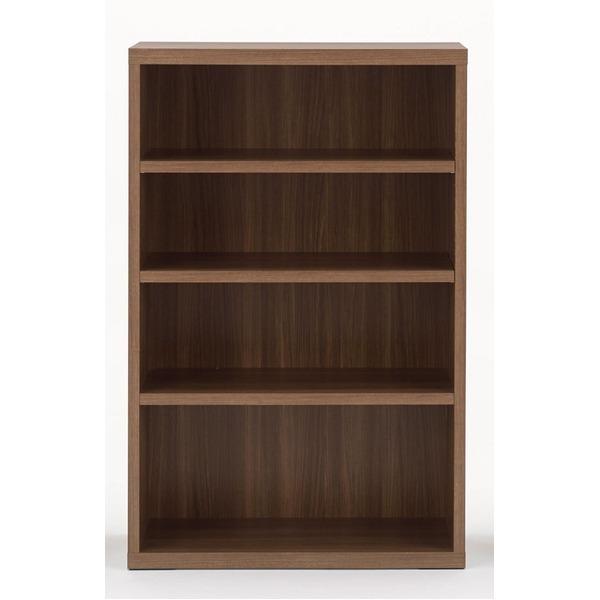 フナモコ リビングシェルフ 〔幅74.3×高さ113.8cm〕 リアルウォールナット LFD-74〔完成品〕 日本製