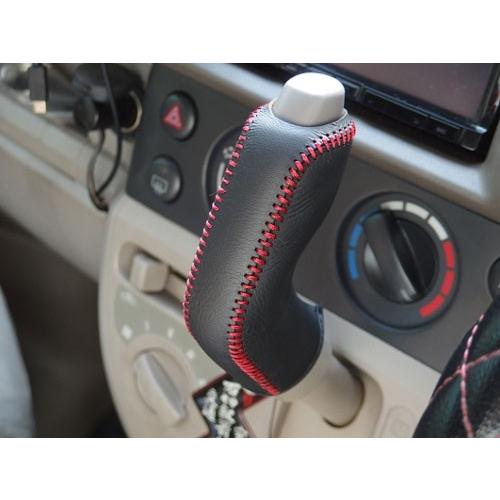 ステップ ワゴン ステップワゴンスパーダ 純正シフトノブ本革巻き替え