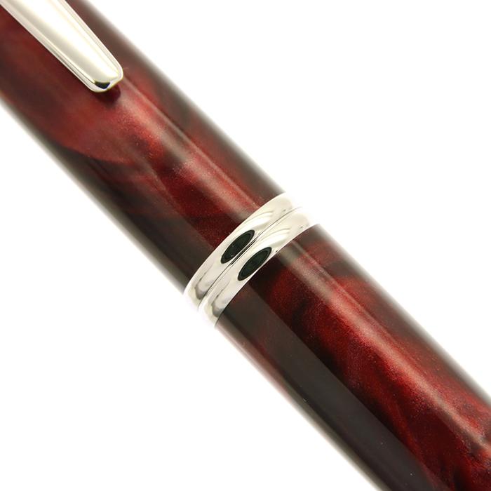 万年筆 PILOT パイロット キャップレスSE マーブルレッド : KINGDOM