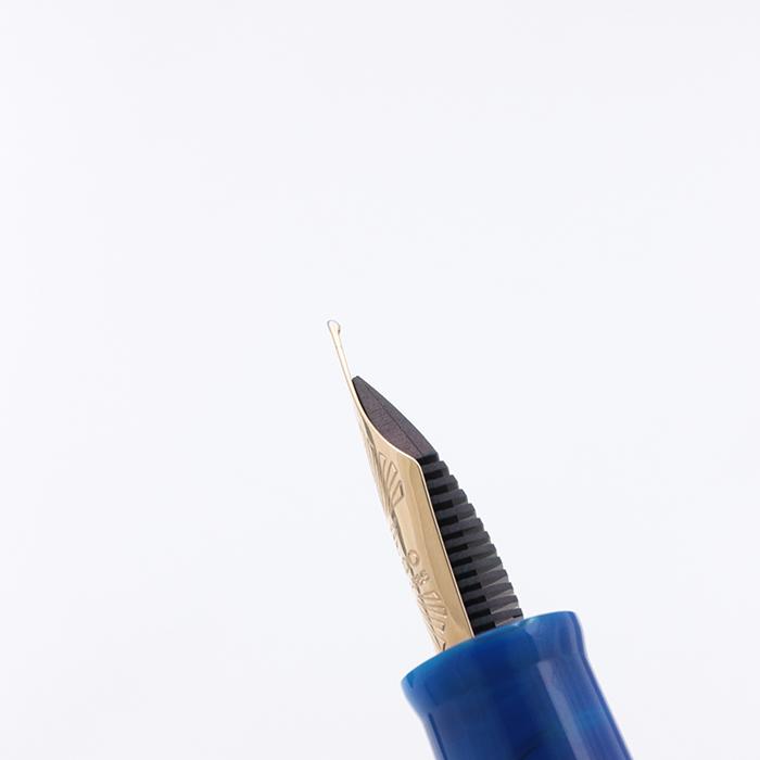 試筆のみ レオナルド万年筆 モーメント ゼロ グランデ 14金ニブ gペン