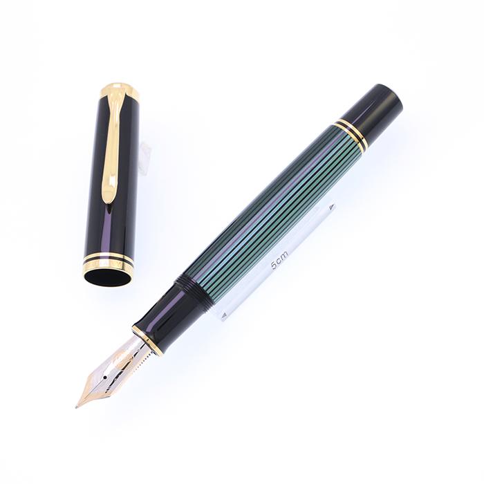 Pelikan 万年筆 グリーン・ブラック M1000 BB Pelikan 万年筆 グリーン・ブラック M1000 BB