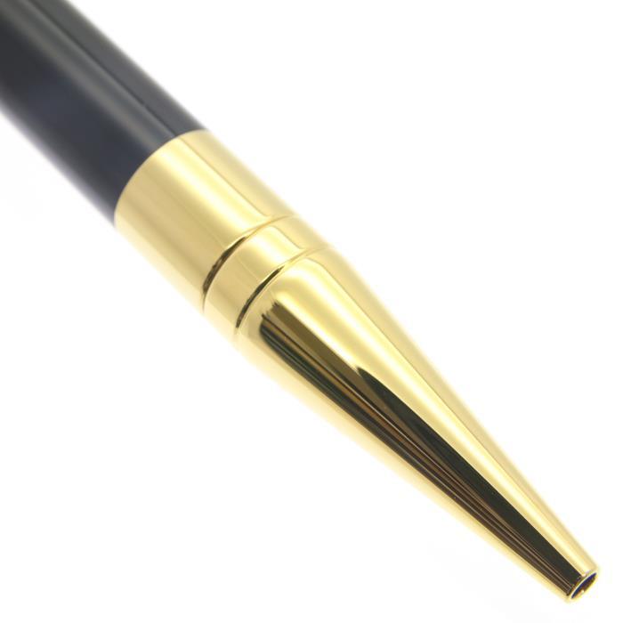 ボールペン S.T.Dupont エス・テー・デュポン D-イニシャル ブラック 