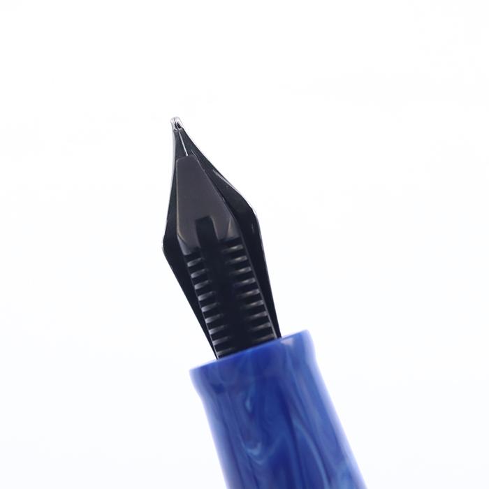 デルタ 万年筆 ヴィルトゥオーサ ブルー B 中古-良上品 SAS対象 