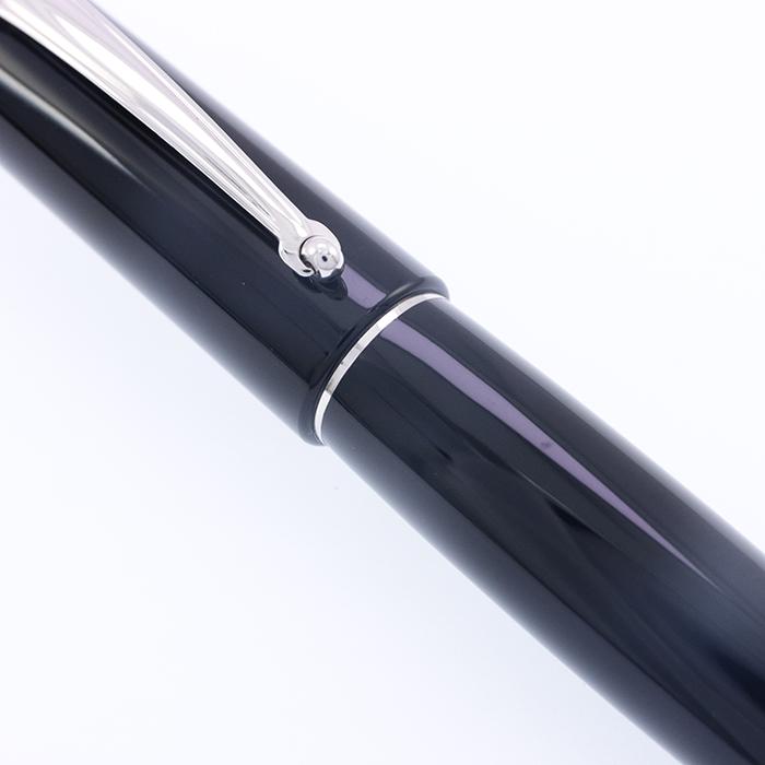 デルタ 万年筆 オールドナポリ ブラック F 中古-良品 SAS対象