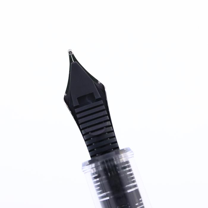 万年筆 プラチナ #3776 本栖 レイククリスタル 太字 中古-美品 SAS対象