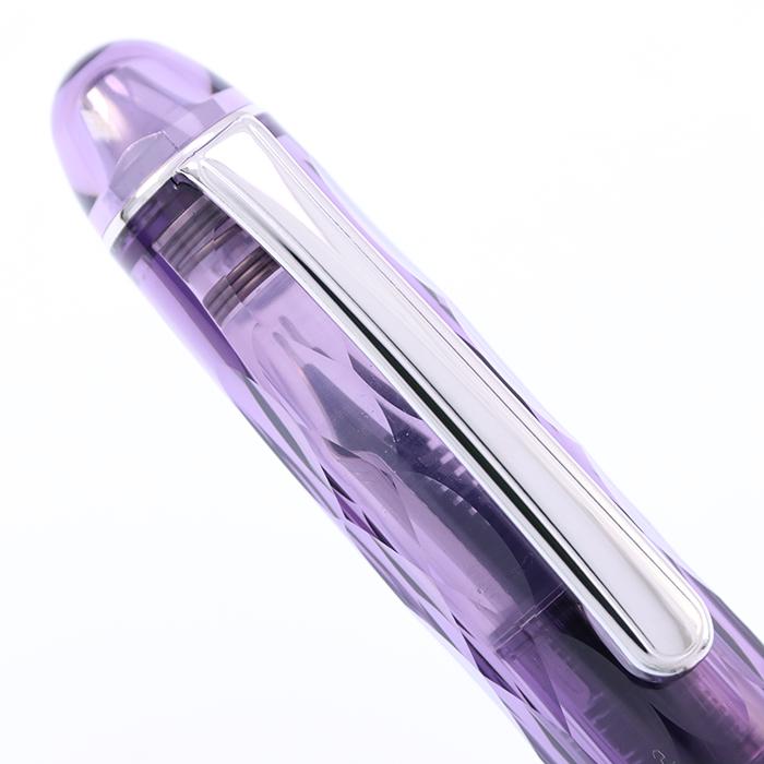 万年筆 プラチナ #3776 センチュリー 富士旬景 紫雲 太字 中古-良上品