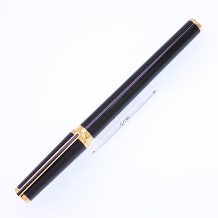 S.T DUPONT 万年筆 黒漆 L-2 18K 美品