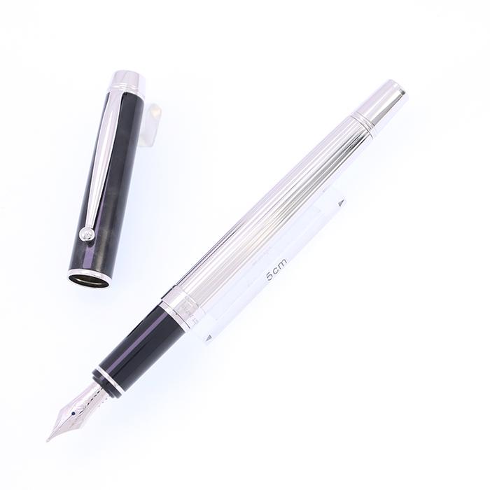 PILOT（パイロット） 万年筆 グランセ ロジウムコンビ ブラック&グレー