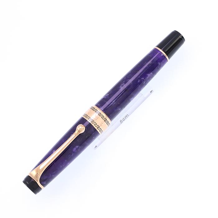 アウロラ（AURORA） 万年筆 オプティマ ヴィオラ F 中古-美品