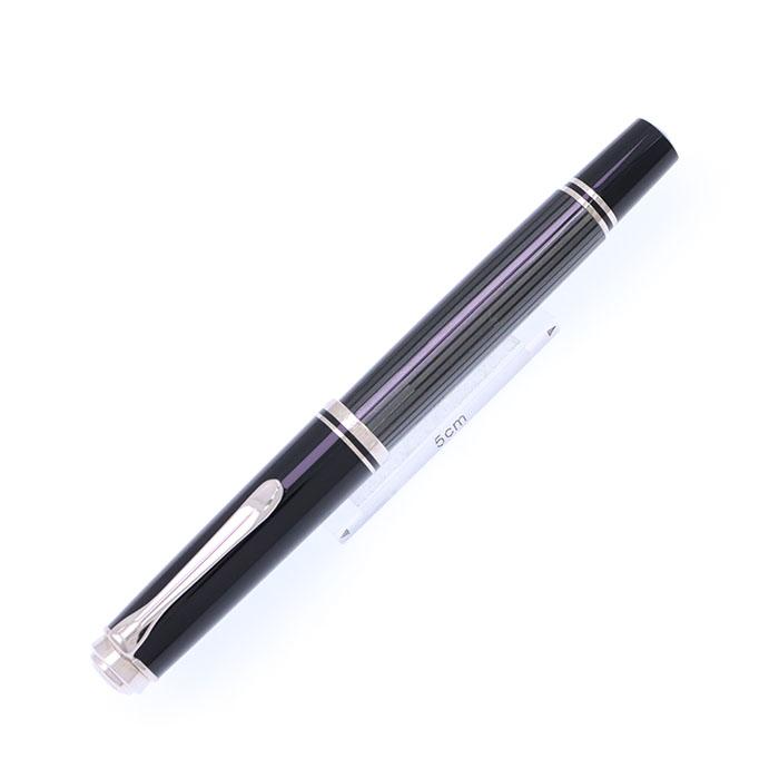 万年筆 ペリカン スーベレーン M405 ブラックストライプ EF 中古-良品 