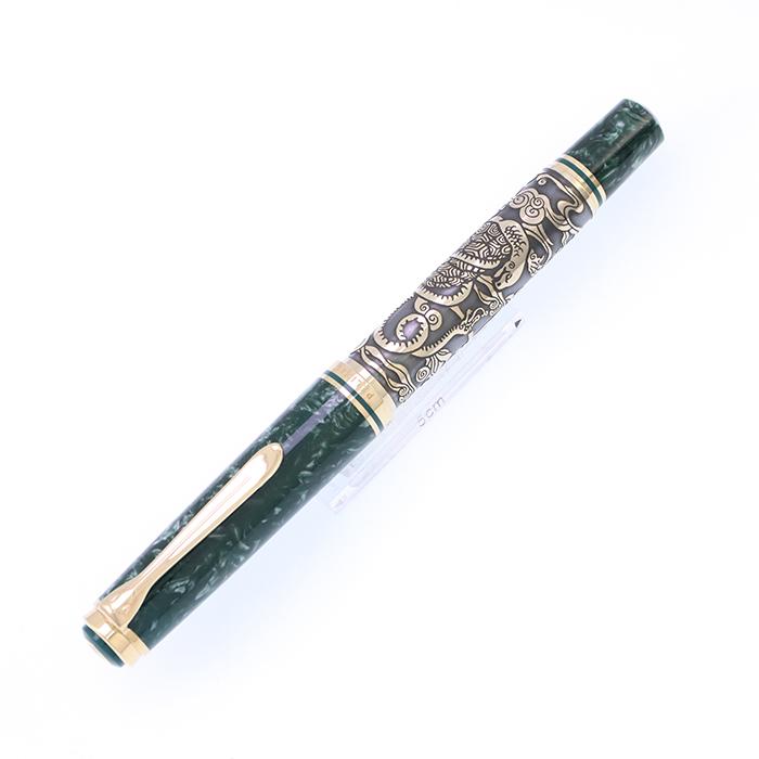 Pelikan（ペリカン） 万年筆 四神シリーズ 玄武 3B PF刻印 中古-美品