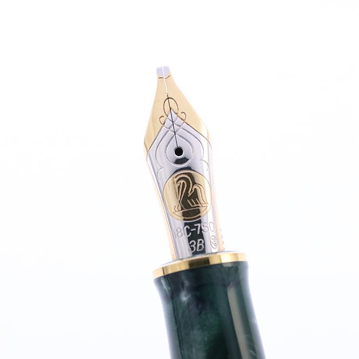 Pelikan（ペリカン） 万年筆 四神シリーズ 玄武 3B PF刻印 中古-美品