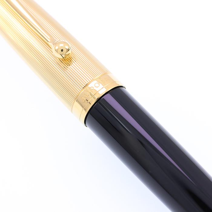 アウロラ 万年筆 88 ゴールドキャップ/ブラック 801 EF 【公式通販】