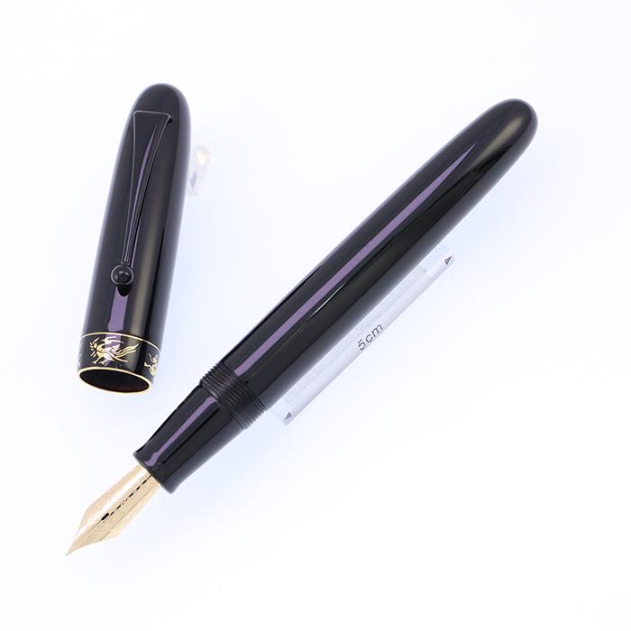 PILOT（文具） 万年筆 パイロット 創立80周年記念 四神 漆黒 中字 中古  