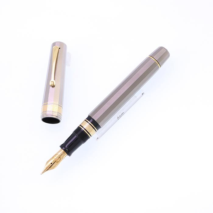 超美品】パイロットカスタムエレガンス18K750太字マーブル軸万年筆