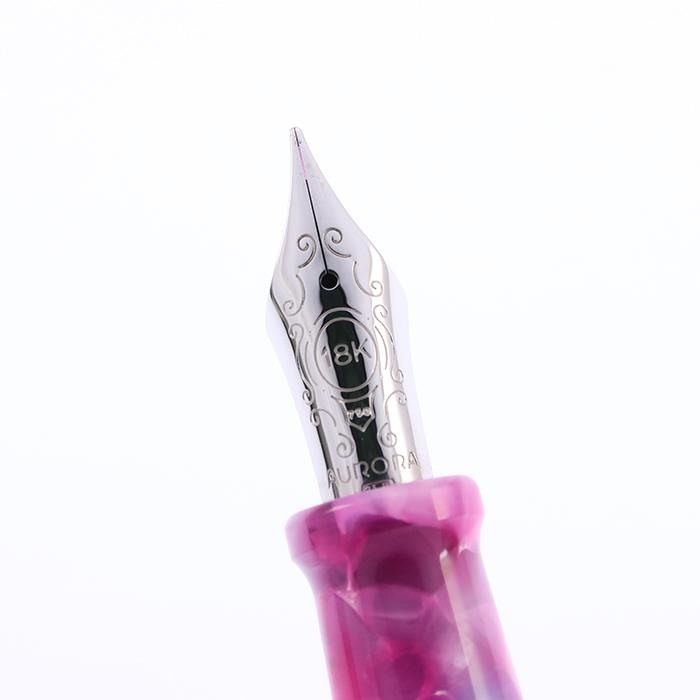 アウロラ（AURORA） 万年筆 カレイドスコーピオ・ルーチェローザ M