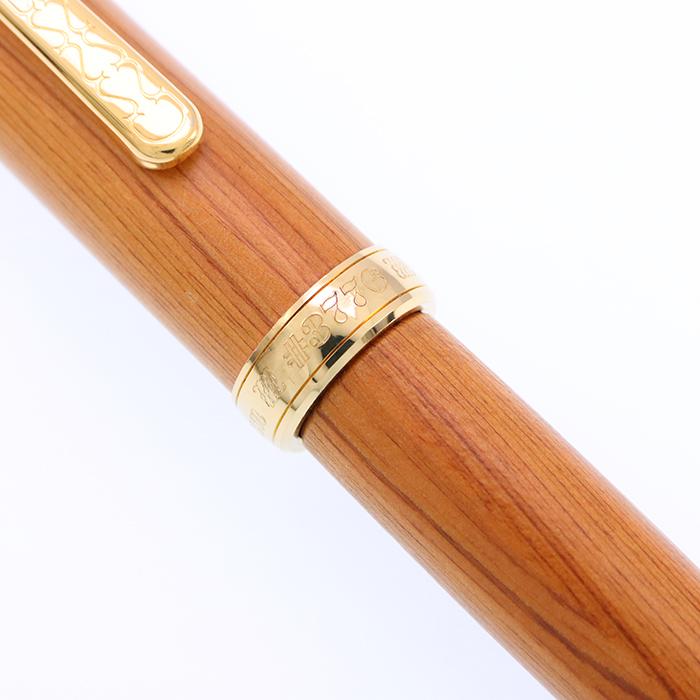 万年筆 プラチナ #3776 センチュリー 屋久杉 細字 中古-良品 SAS対象