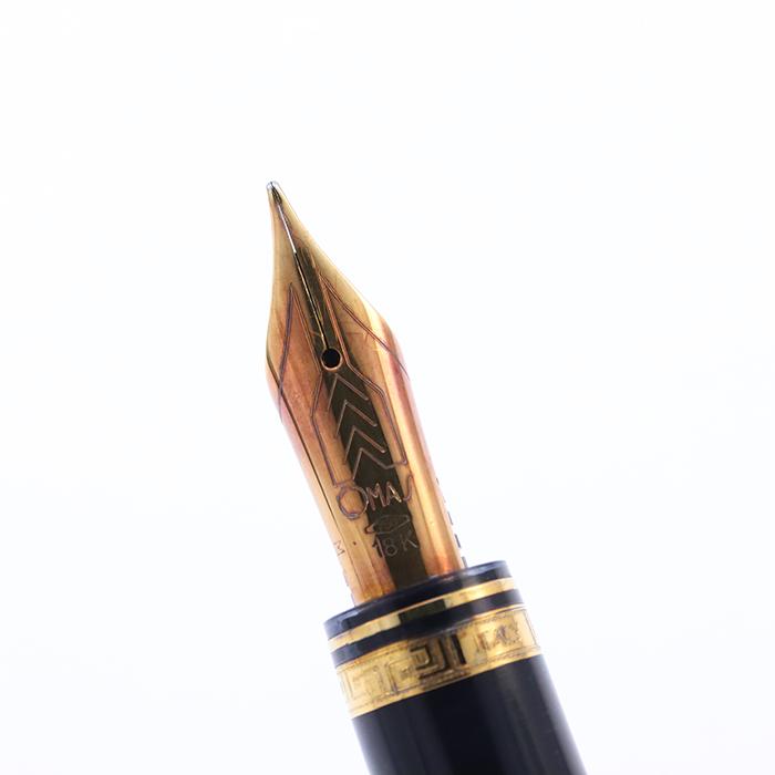 オマス オジバ ヴィジョン ロイヤルブルー ゴールドフィニッシュ 万年筆 M 万年筆 オマス オジバ ヴィジョン ロイヤルブルー ゴールド