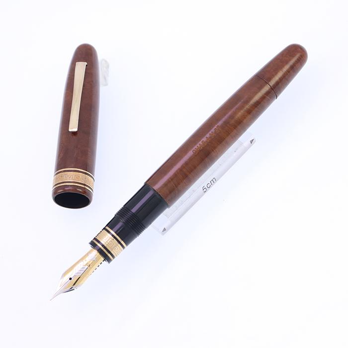 万年筆 オマス A.M.87コレクション ブライヤーウッド オレンジ EF 研磨