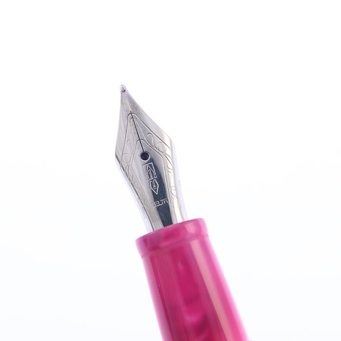 デルタ 万年筆 ビンテージコレクション ピンク M 中古-良品 SAS対象