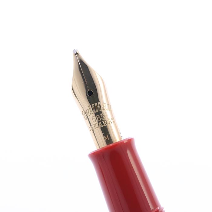 Pelikan（ペリカン） 万年筆 M101N ブライトレッド M 中古-美品 SAS