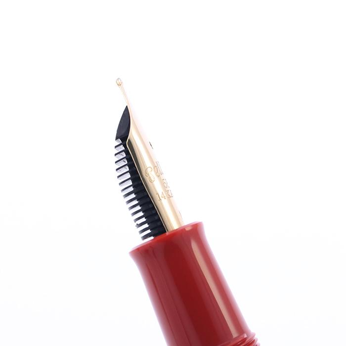 Pelikan（ペリカン） 万年筆 M101N ブライトレッド M 中古-美品 SAS