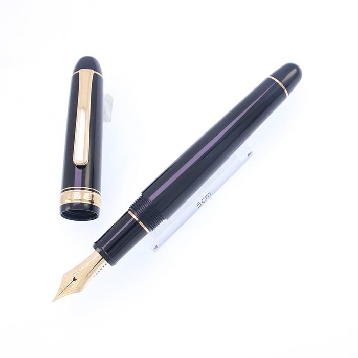 万年筆 プラチナ #3776 センチュリー ブラックインブラック PNB-10000