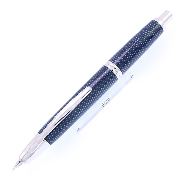 PILOT(文具) 万年筆 パイロット キャップレス 絣 紺 細字 中古 PILOT(文具) 万年筆 パイロット キャップレス 絣 紺 細字 中古