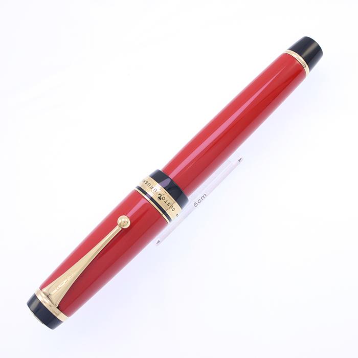 PILOT パイロット 万年筆 カスタム URUSHI 朱 中細字 新品)PILOT パイロット 万年筆 カスタム URUSHI 朱（商品ID