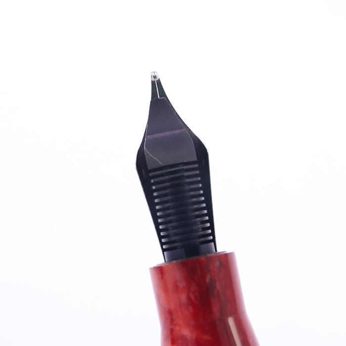 万年筆 レオナルド フローレコレクション レッドパッション B 中古