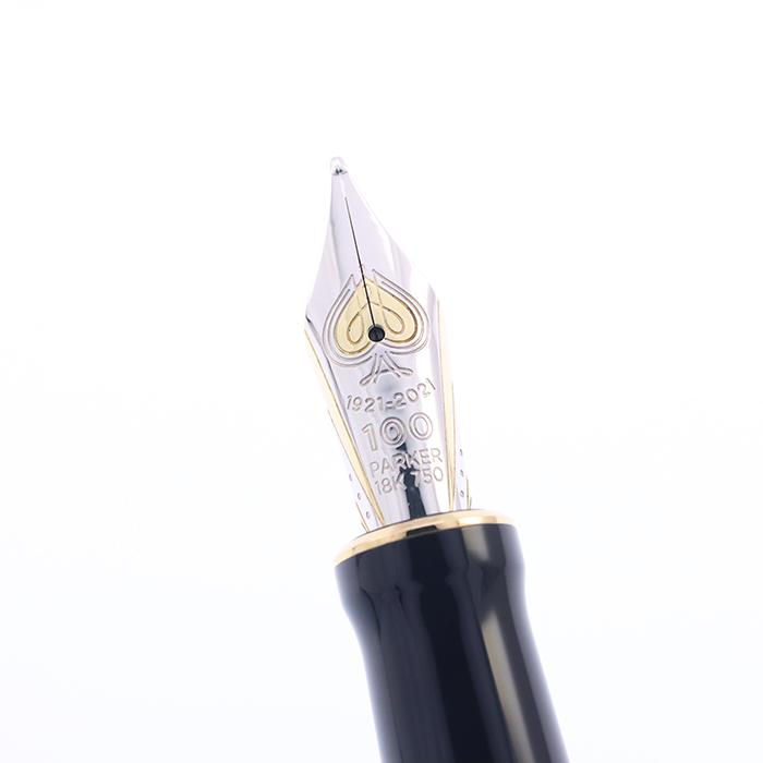 パーカー 万年筆デュオフォールド100 ブラックGT アニバーサリーエディション 詳細ページ | 万年筆 ボールペンなど高級筆記具の販売・買取