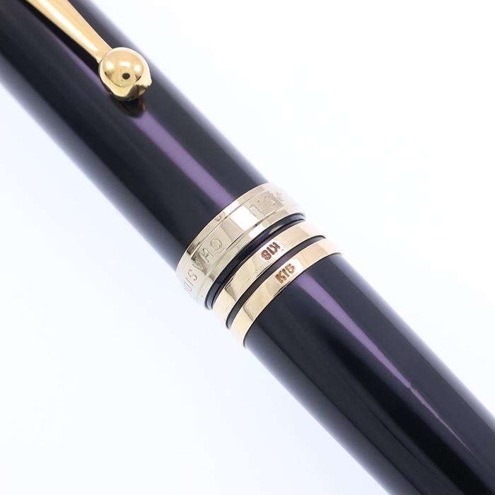 万年筆 大橋堂 手作り万年筆 尻細モデル スタンダードサイズ 漆塗り