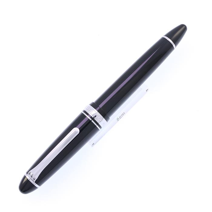 セーラー万年筆 万年筆 セーラー プロフィット21 銀 ブラック 長刀研ぎ