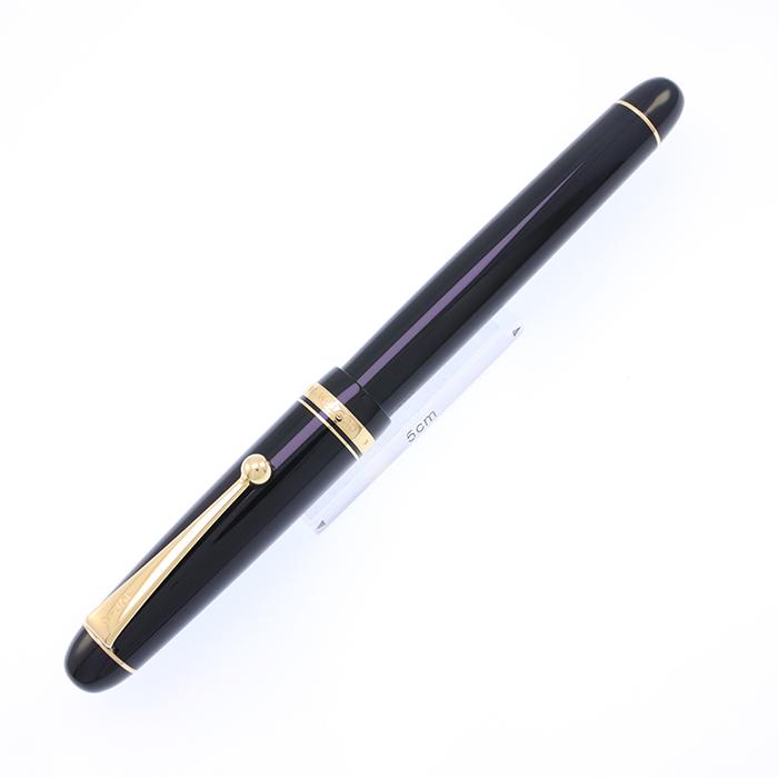 【新品未使用】PILOT 万年筆 カスタム74　ブラック・細字 PILOT（文具） 万年筆 パイロット カスタム74 ブラック 極細字 中古