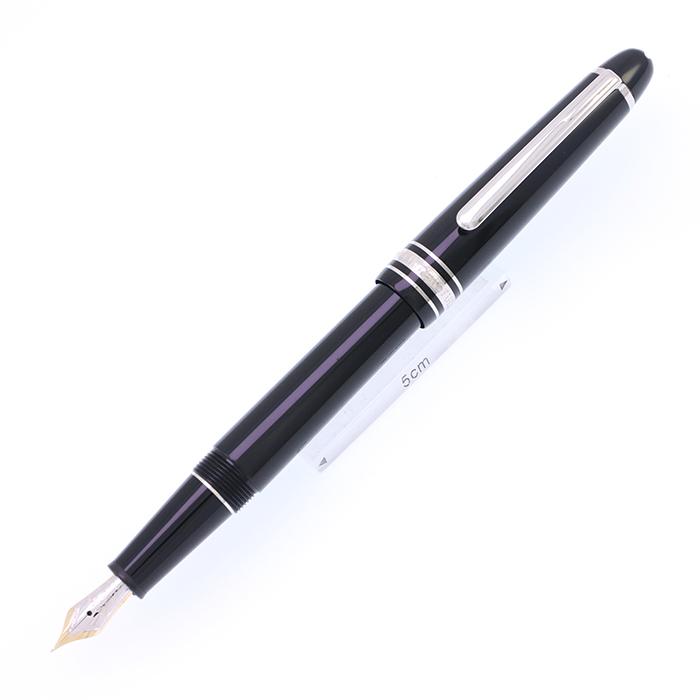 【美品 送料込み】モンブラン 万年筆 １４５ マイスター プラチナライン MONTBLANC（筆記具、時計） モンブラン 万年筆 マイ